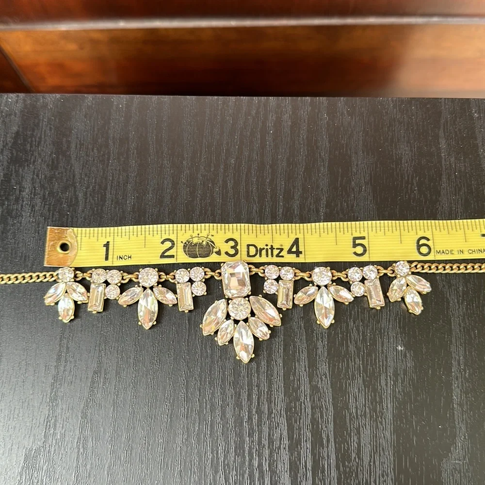 J.Crew Rhinestone Statement Necklace - Picture 9 of 10